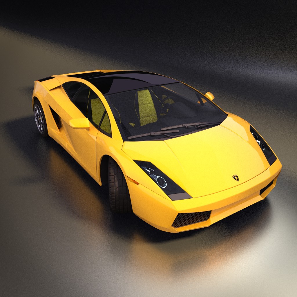 Lamborghini Gallardo + Interior + Cycles preview image 1